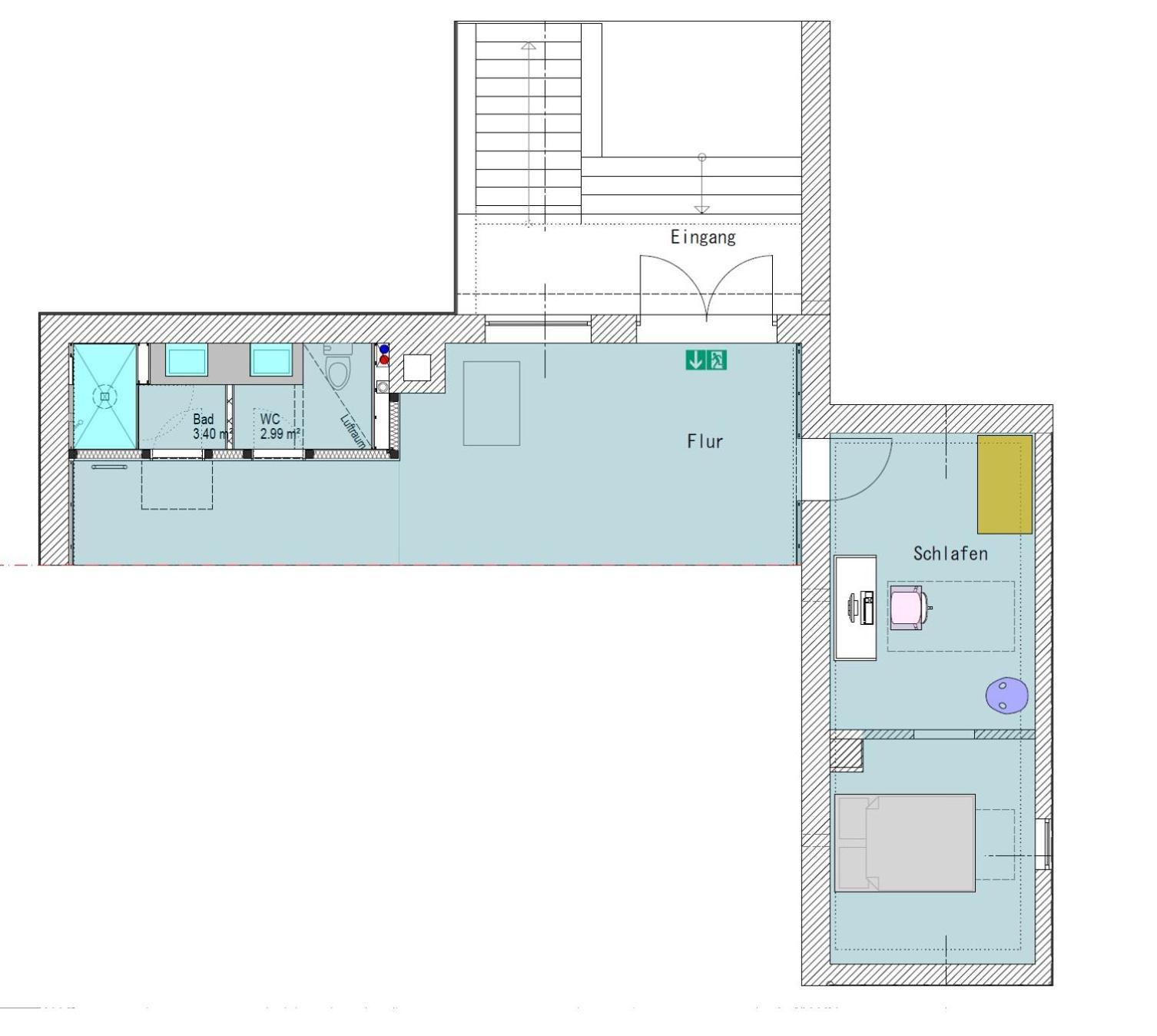 Helles Zimmer Im Loft Mannheim Luaran gambar